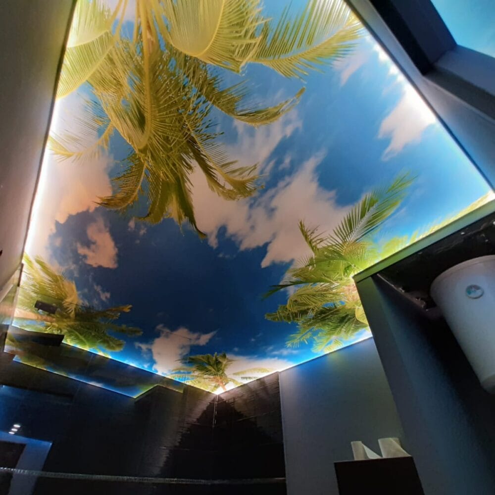 Sufit napinany z nadrukiem (szerokość 500cm)